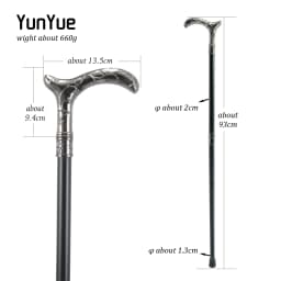Silvery Plum Blossom Flower Metal Walking Stick Gentleman Collections Fashion Elegant Walking Stick Cosplay Film Props Cane