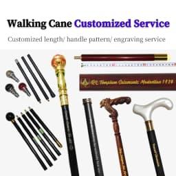 Customized Length & Engraving Service For Walking Cane Man And Women Detachable & Foldable And Retractable Walking Sticks