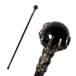 10 Colors 93cm Luxury Crystal Ball Walking Stick Man Woman Fashionable Canes with Evil Dragon Claws for Party Decorative Stick