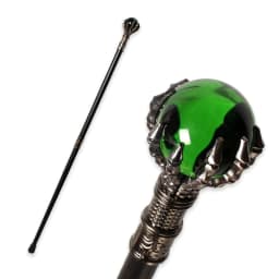 10 Colors 93cm Luxury Crystal Ball Walking Stick Man Woman Fashionable Canes with Evil Dragon Claws for Party Decorative Stick