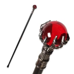 10 Colors 93cm Luxury Crystal Ball Walking Stick Man Woman Fashionable Canes with Evil Dragon Claws for Party Decorative Stick