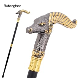 Yellow Black Dragon Luxury Fashion Walking Stick for Party Decorative Cane Elegant Crosier Knob Walking Stick 93cm