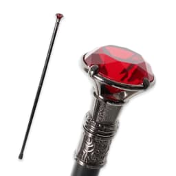 Detachable Silver Shiny Faceted Diamond Top Walking Cane 10 Colors Cosplay Party Prop for Men And Women Decorative Walking Stick