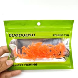 DUODUOYU 50PCS Small fishing paddle tail soft bait 25mm/35mm Isca Artificial jig mini little fish bait fishing multicolor Tackle