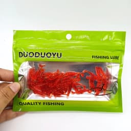 DUODUOYU 50PCS Small fishing paddle tail soft bait 25mm/35mm Isca Artificial jig mini little fish bait fishing multicolor Tackle