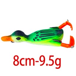 12g 8.5cm Duck Fishing Lure Ducking Fishing Frog Lure Artificial Bait Duckling 3D Eyes Fishing Baits Bass Carp Pike Fishing