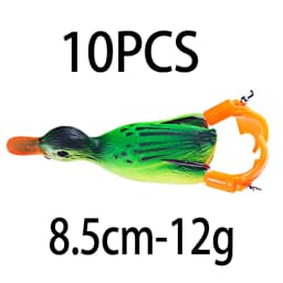 12g 8.5cm Duck Fishing Lure Ducking Fishing Frog Lure Artificial Bait Duckling 3D Eyes Fishing Baits Bass Carp Pike Fishing