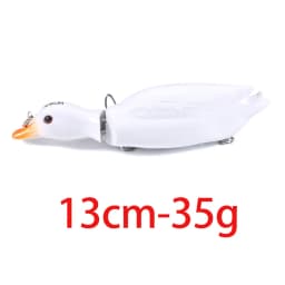 12g 8.5cm Duck Fishing Lure Ducking Fishing Frog Lure Artificial Bait Duckling 3D Eyes Fishing Baits Bass Carp Pike Fishing