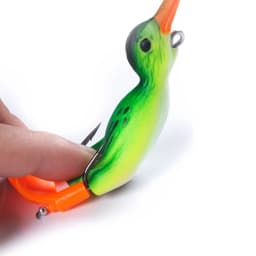 12g 8.5cm Duck Fishing Lure Ducking Fishing Frog Lure Artificial Bait Duckling 3D Eyes Fishing Baits Bass Carp Pike Fishing