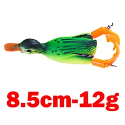 12g 8.5cm Duck Fishing Lure Ducking Fishing Frog Lure Artificial Bait Duckling 3D Eyes Fishing Baits Bass Carp Pike Fishing
