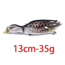 12g 8.5cm Duck Fishing Lure Ducking Fishing Frog Lure Artificial Bait Duckling 3D Eyes Fishing Baits Bass Carp Pike Fishing