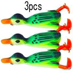 12g 8.5cm Duck Fishing Lure Ducking Fishing Frog Lure Artificial Bait Duckling 3D Eyes Fishing Baits Bass Carp Pike Fishing