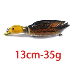 12g 8.5cm Duck Fishing Lure Ducking Fishing Frog Lure Artificial Bait Duckling 3D Eyes Fishing Baits Bass Carp Pike Fishing