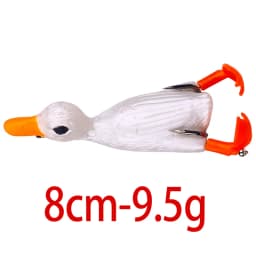 12g 8.5cm Duck Fishing Lure Ducking Fishing Frog Lure Artificial Bait Duckling 3D Eyes Fishing Baits Bass Carp Pike Fishing