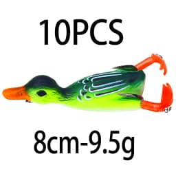 12g 8.5cm Duck Fishing Lure Ducking Fishing Frog Lure Artificial Bait Duckling 3D Eyes Fishing Baits Bass Carp Pike Fishing
