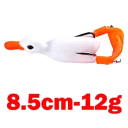 12g 8.5cm Duck Fishing Lure Ducking Fishing Frog Lure Artificial Bait Duckling 3D Eyes Fishing Baits Bass Carp Pike Fishing