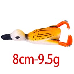 12g 8.5cm Duck Fishing Lure Ducking Fishing Frog Lure Artificial Bait Duckling 3D Eyes Fishing Baits Bass Carp Pike Fishing