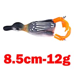 12g 8.5cm Duck Fishing Lure Ducking Fishing Frog Lure Artificial Bait Duckling 3D Eyes Fishing Baits Bass Carp Pike Fishing