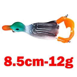 12g 8.5cm Duck Fishing Lure Ducking Fishing Frog Lure Artificial Bait Duckling 3D Eyes Fishing Baits Bass Carp Pike Fishing
