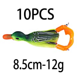 12g 8.5cm Duck Fishing Lure Ducking Fishing Frog Lure Artificial Bait Duckling 3D Eyes Fishing Baits Bass Carp Pike Fishing