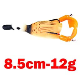 12g 8.5cm Duck Fishing Lure Ducking Fishing Frog Lure Artificial Bait Duckling 3D Eyes Fishing Baits Bass Carp Pike Fishing