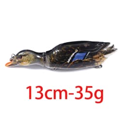 12g 8.5cm Duck Fishing Lure Ducking Fishing Frog Lure Artificial Bait Duckling 3D Eyes Fishing Baits Bass Carp Pike Fishing