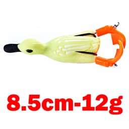 12g 8.5cm Duck Fishing Lure Ducking Fishing Frog Lure Artificial Bait Duckling 3D Eyes Fishing Baits Bass Carp Pike Fishing