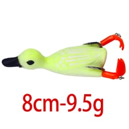12g 8.5cm Duck Fishing Lure Ducking Fishing Frog Lure Artificial Bait Duckling 3D Eyes Fishing Baits Bass Carp Pike Fishing