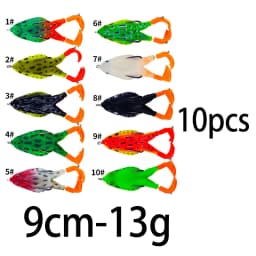 12g 8.5cm Duck Fishing Lure Ducking Fishing Frog Lure Artificial Bait Duckling 3D Eyes Fishing Baits Bass Carp Pike Fishing
