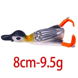12g 8.5cm Duck Fishing Lure Ducking Fishing Frog Lure Artificial Bait Duckling 3D Eyes Fishing Baits Bass Carp Pike Fishing