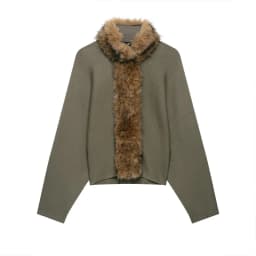 Street Faux Fur Patchwork Jacket Women Design Sense Long Sleeves Casual Female Coat 2025 Autumn Winter Lady Streetwear New