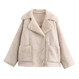 ETJ 2025 Fall/Winter New Arrival Women's ZW Series Double-Sided Collar Oversized Long-Sleeve Jacket Warm Coat 3548246