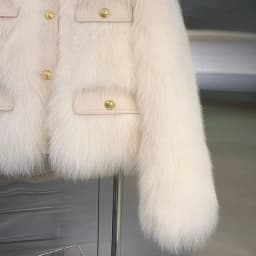 Women's Small fragrant style Fur Coat 2026 Autumn/Winter New Imitation Fox Fur Coats Fashion Korean Edition Thick Short Outwear