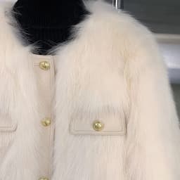 Women's Small fragrant style Fur Coat 2026 Autumn/Winter New Imitation Fox Fur Coats Fashion Korean Edition Thick Short Outwear