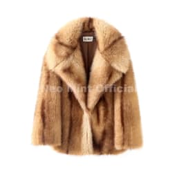 Neo Mint Luxury Brand Fashion Women Yellow Striped Faux Fur Jacket Coat Chic Girls 2025 Winter Oversized Warm Outerwear Overcoat