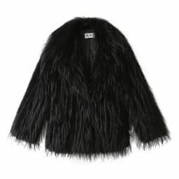 Neo Mint 2024 Winter Furry Faux Fur Coat Long Women Luxury Brand Tassels Fluffy Fur Jacket Female Streetwear Super Warm Overcoat