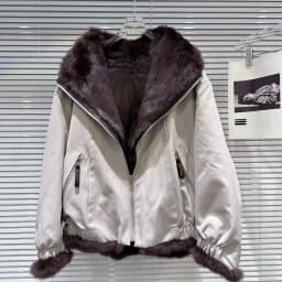 Double-Sided Mink Velet Fur Coat Women Winter Short Warm Thicken Fur Coat 2025 New Women Hooded Plus Velet Cotton Coat