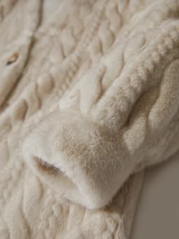 Thicken Knit Loose Coat Women Full Sleeve Single Breasted Fashion Female Cardigan Winter Warm Long Cardigan Faux Mink Outerwear