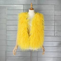 LANMREM 2026 Autumn Winter Eco-Friendly Fur Women's Vest Artificial Fur Lamb Wool Warm Sleeveless Coat Fashion Clothing 2DB4926