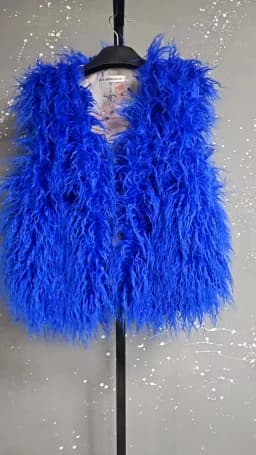 LANMREM 2026 Autumn Winter Eco-Friendly Fur Women's Vest Artificial Fur Lamb Wool Warm Sleeveless Coat Fashion Clothing 2DB4926
