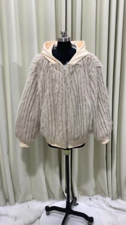 Mauroicardi Spring Winter Hairy Shaggy Soft Thick Warm Faux Fur Coat Women with Hood Fluffy Jacket Fake 2 Piece Clothes 2024