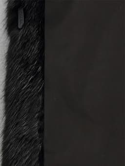 Lautaro Winter Luxury Long Black Faux Mink Fur Coat Women with Hood Long Sleeve Elegant Thick Warm Fluffy Furry Jacket 6xl 7xl