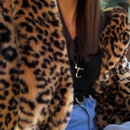 Europe America Women's Leopard Fur Coat Longer Fashion Casual Loose Fur Overcoat Large Size Warm Windbreake Plush Coat