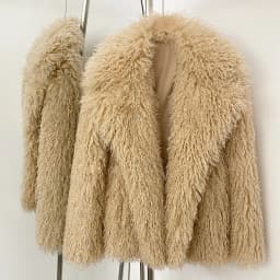 New Winter Clothes Women Fashion Faux Mongolia Sheep Fur Coat Warm Thick Fake Fur Jacket Long Sleeve Artificial Fur Overcoat