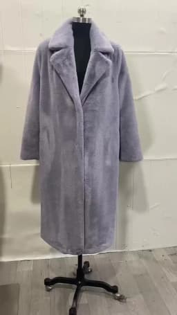 Nerazzurri Winter Clothes Women 2022 Long Thick Warm Soft Colored Fluffy Big Size Faux Rex Rabbit Fur Coat Women Lapel 4xl 5xl