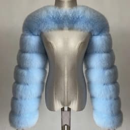 2023 Winter Warm Clothes Pink Black Faux Fur Coat Fluffy Jacket Women Cropped Tops Long Sleeves Winter White Coat Wholesale