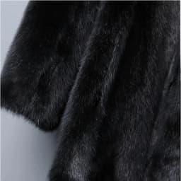 Women's Mink Coat 2027 Winter New Fashion Faux Fur Coat Black Stand Collar Fur Jacket Female Loose Warm Thick Parka Overcoat 9XL
