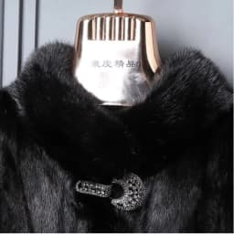 Women's Mink Coat 2027 Winter New Fashion Faux Fur Coat Black Stand Collar Fur Jacket Female Loose Warm Thick Parka Overcoat 9XL