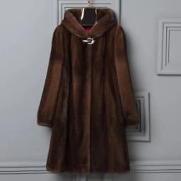 Women's Mink Fur Coat 9XL Thicken Parkas Middle-aged Mother Winter Hooded Mink Overcoat Fashion Warm Long Faux Fur Coats Female