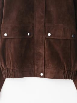 Retro American Women's Short Suede Jacket Stand Collar Workwear Outerwear Faux Fur Effect Warmth Ladies Fashion Winter Coat